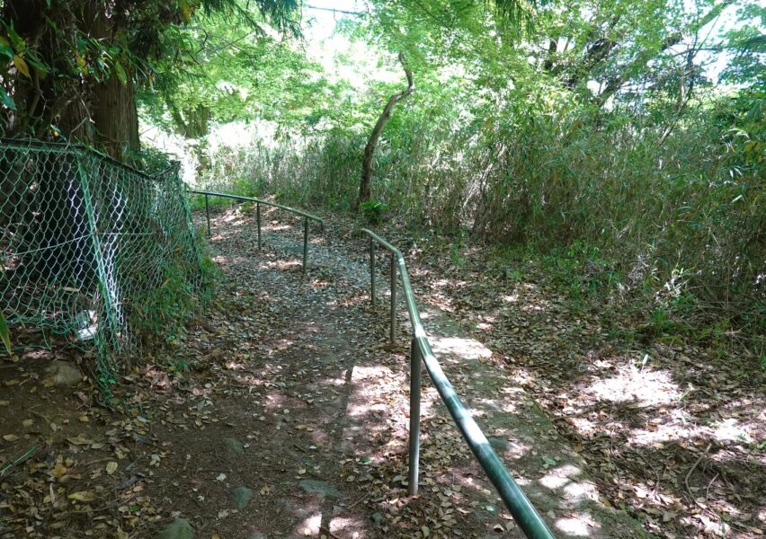 生駒山上～霞ヶ丘駅の道